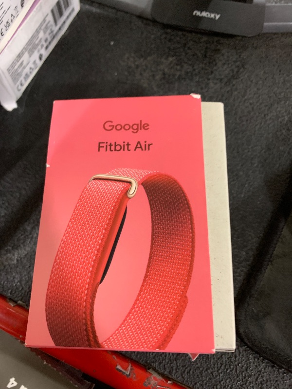 Photo 1 of Google Fitbit Air - Screenless Activity Tracker with Fitness, Heart Rate, and Sleep Tracking - Personalized AI-Powered Coaching - Up to 7 Days’ Battery Life - Works with iOS and Android - Berry