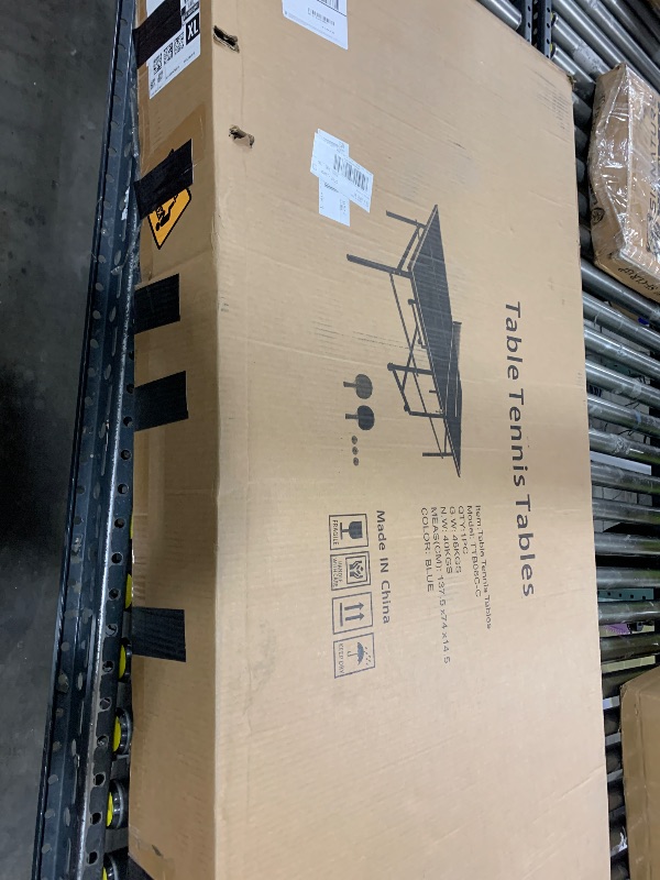 Photo 1 of STIGA Outdoor Table Tennis Table – All-Weather Waterproof Aluminum Ping Pong Table with Net & Post, QuickPlay Assembly, 108" L x 60" W x 30" H