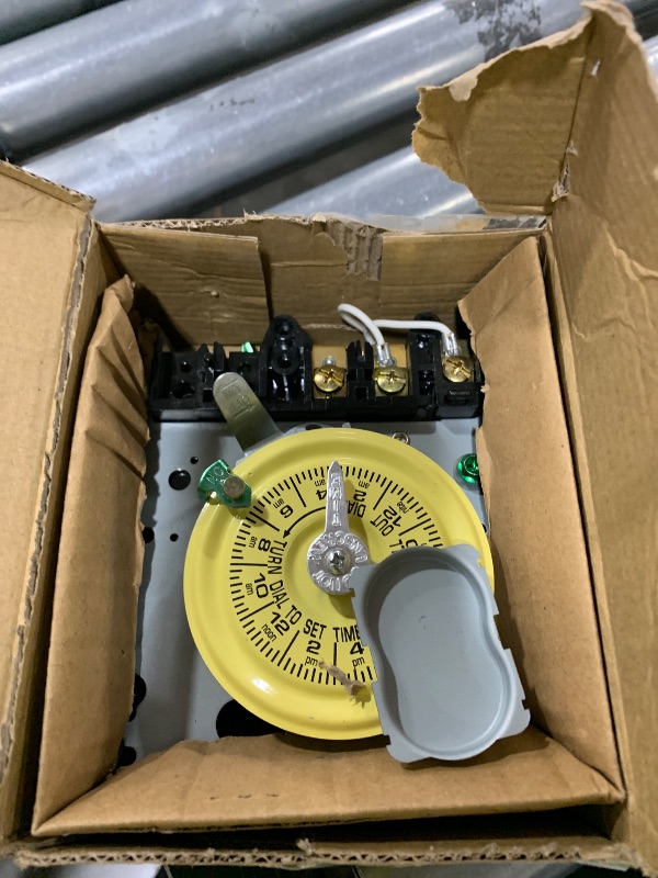 Photo 1 of T101M Pool Timer Mechanism Only, Pool Pump Timer, 120V 2HP SPST 40A Time Switch, 24 Hour 12 ON/Off for Pool Pump, Heavy-Duty Mechanical Time Switches,Time Switch Mechanism Only, 5 Years Warranty