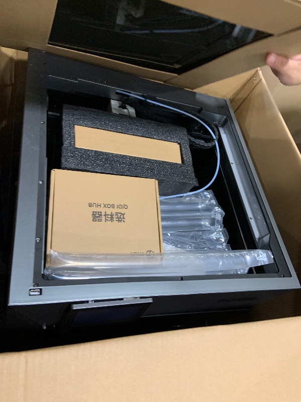 Photo 1 of QIDI Max4 Combo 3D Printer, 390×390×340mm Large Build Volume, 65? Heated Chamber FDM 3D Printers, Max 800mm/s High Speed, Supports Up to 16-Colors/Multi Materials with QIDI BOX, Auto Bed Leveling