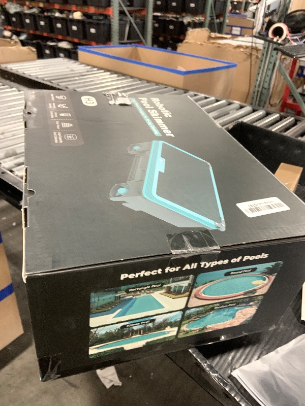 Photo 1 of 2026 Updated Over-Ground Robotic Pool Cleaner,Solar Powered Pool Vacuum,24H/7D Continuous Cleaning, 180-um, 3L Filtration Basket,APP Support, Pool Skimmer Robot (APP Support-Update)