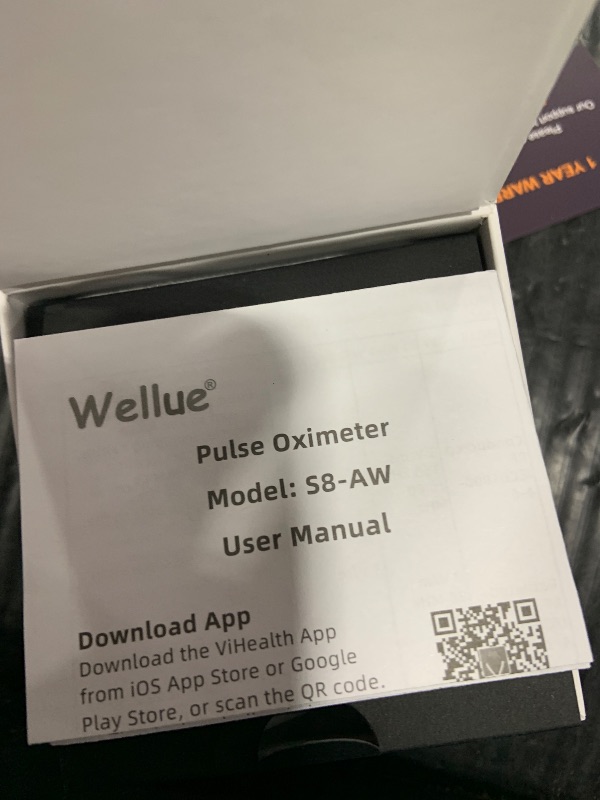 Photo 1 of Wellue O2Ring-S Oxygen Monitor with Vibration Reminder, Bluetooth Pulse Oximeter Tracks SPO2 and Pulse Rate, 24 hrs Battery Life, 4*10 Hours Built-in Memory, Rechargeable Pulse Ox with Free PC & APP