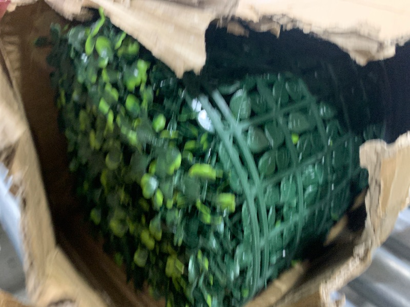 Photo 1 of ODTORY Artificial Ivy Privacy Fence Wall Screen: 6FT X 12FT (72 sqft) UV-Anti Faux Boxwood Roll Panels Greenery Backdrop Ivy Vine Leaf Hedges Fence Panels for Indoor Outdoor Green Decor