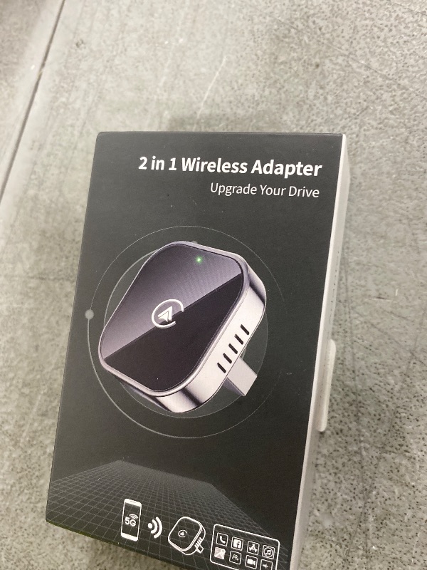 Photo 1 of Teeran 2 in 1 Wireless CarPlay and Android Auto Adapter, Easy Setup Plug and Play, Fast Seamless Use, Supports 1000+ Cars with Built-in Wired CarPlay/Android Auto Compact Car Adapter 2026 Upgraded
