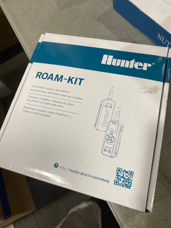 Photo 1 of Hunter ROAM-KIT Sprinkler Remote Controller, Works with X-Core, Pro-C, PCC, I-Core, Acc Irrigation Timers, 1000 ft Range, 128 Addresses, SmartPort Compatible, Complete Kit