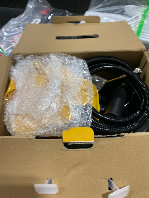 Photo 1 of DXD Handheld Steam Cleaner,New Generation 2500W High Pressure Steam Cleaner for Home,1700ML Large Tank Portable Steamer for Cleaning,10s Rapid Heating,21pcs Accessories,for Car,Home Grease Detailing