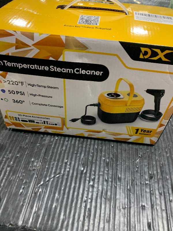 Photo 1 of DXD Handheld Steam Cleaner,New Generation 2500W High Pressure Steam Cleaner for Home,1700ML Large Tank Portable Steamer for Cleaning,10s Rapid Heating,21pcs Accessories,for Car,Home Grease Detailing