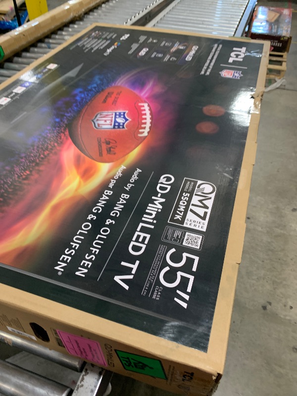 Photo 1 of TCL 55 Inch Class QM7K Series | Mini LED QLED 4K HDR | 55QM7K, 2025 Model | 120HZ-144HZ Anti Reflective Screen Smart Google TV Dolby Atmos Onkyo Audio | Voice Remote Alexa Gaming Streaming Television