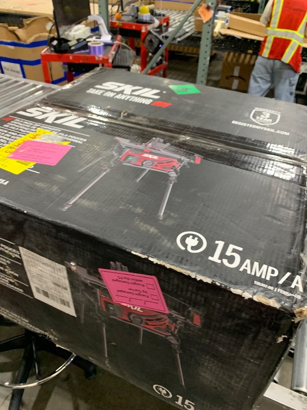 Photo 1 of SKIL 15 Amp 10 Inch Portable Jobsite Table Saw with Folding Stand- TS6307-00