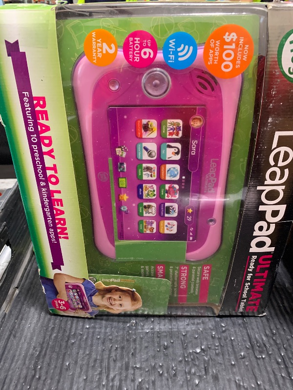 Photo 1 of LeapFrog LeapPad Ultimate Ready for School Tablet, Pink