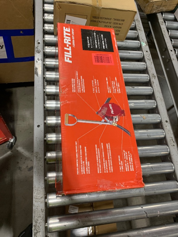 Photo 1 of Fill-Rite FR152 Piston Hand Pump with Hose & Nozzle Spout, RedcsXAG8rPTK7
