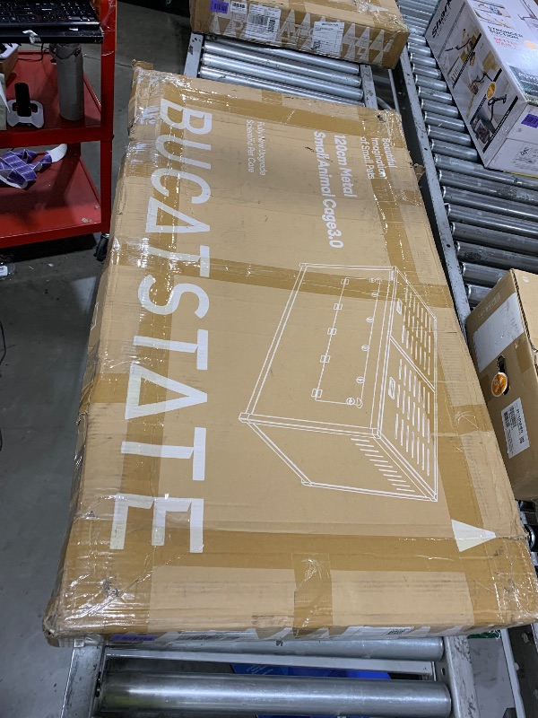 Photo 1 of BUCATSTATE Hamster Cage 3.0: Metal Large Rat Cage Stackable with Top Access Easy Assemble 47L x 23.6W x 25.5H Inches Dwarf Syrian Hamster Tank for Gerbil Mouse (7.8 ft², White)