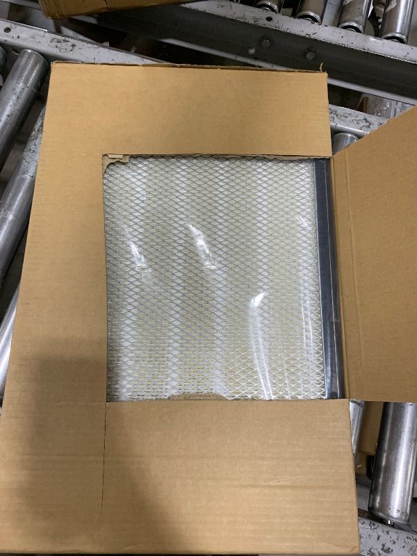 Photo 1 of 1037209AM Panel Filter Element Fits for Tennant 6100 Sub-Compact Ride-On Floor Sweeper (4VDW8), Replaces 1037209 83418 375210; 21 x 13.3 x 4.2 Inch, w/o Electrostatic Strap