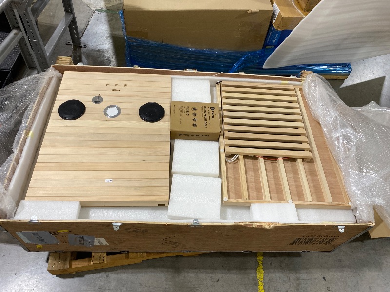 View 2 of LifePro Rejuvacure 1 or 2 Person Indoor Sauna — Far Infrared Sauna for Home with Chromotherapy Lights — Carbon Fiber Panels, Tempered Glass Door, Canadian Hemlock Wood and Bluetooth Sound System