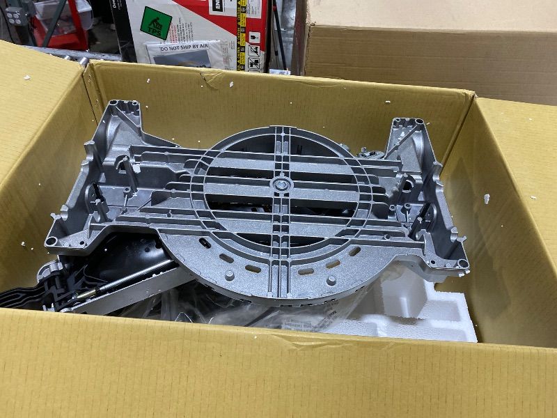 Photo 1 of DEWALT Miter Saw, 12 Inch Double Bevel Sliding Compound Miter Saw, Includes Blade Wrench and Clamp, Increased Crosscut Capacity, Powerful 3800 RPM Motor 15 Amp (DWS779)