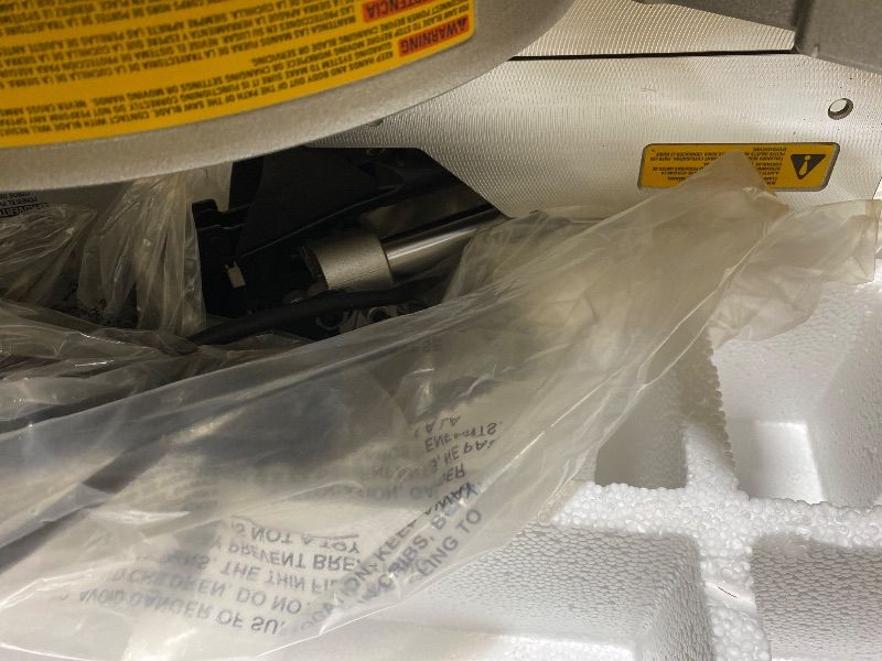 Photo 1 of DEWALT Miter Saw, 12 Inch Double Bevel Sliding Compound Miter Saw, Includes Blade Wrench and Clamp, Increased Crosscut Capacity, Powerful 3800 RPM Motor 15 Amp (DWS779)