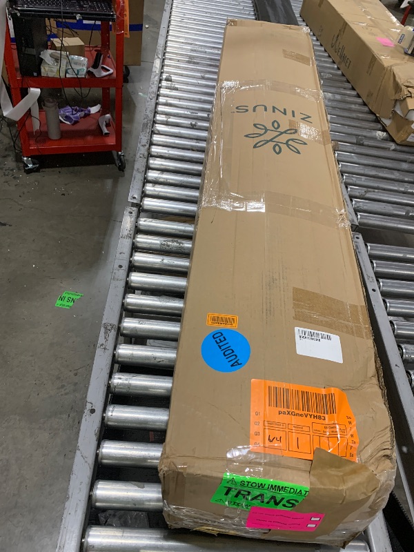 Photo 1 of Zinus 12 Inch Comfort Support Hybrid Mattress [New Version], Queen, Fiberglass Free, Medium Plush, Motion Isolation, Certified Safe Foams & Fabric, Mattress in A Box