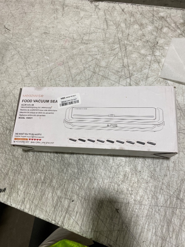 Photo 1 of Updated Vacuum Sealer Machine?MEGAWISE Food Sealer w/Starter Kit (Black)