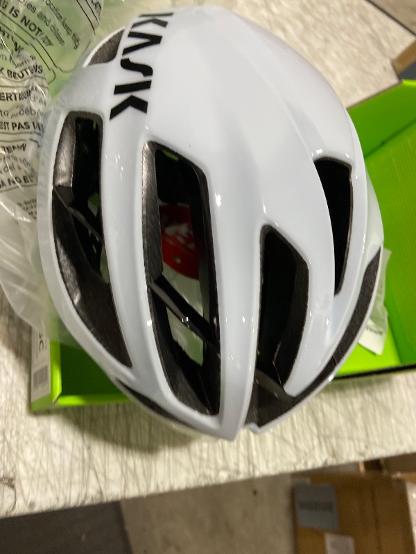 Photo 1 of KASK Protone Icon Bike Helmet I Aerodynamic Road Cycling, Mountain Biking & Cyclocross Helmet - White - Medium