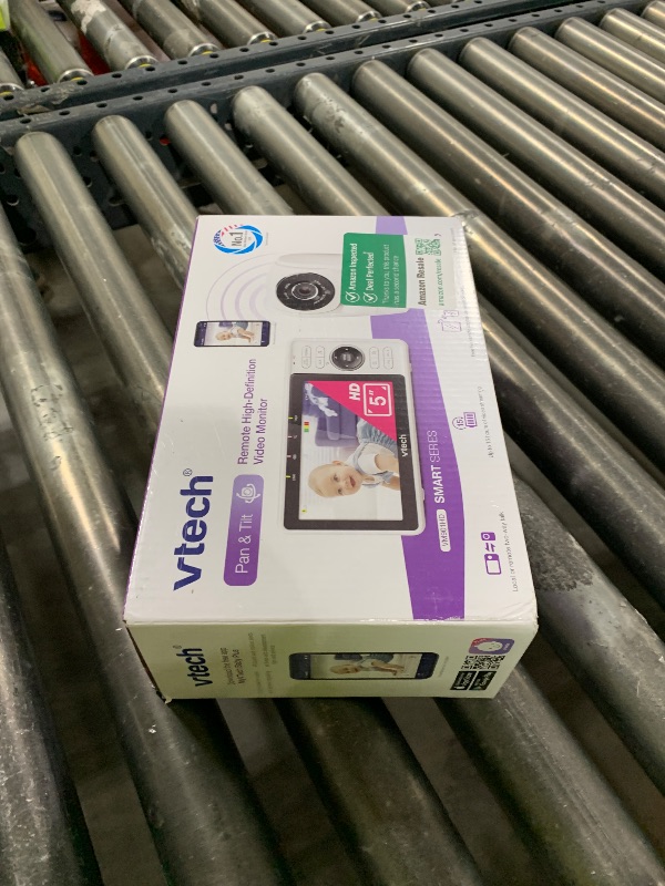 Photo 1 of VTech Smart WiFi Baby Monitor – See Your Baby at Home or from Anywhere, Free App, 1080p Camera, 5" Screen, Pan-Tilt-Zoom, Night Vision, Two-Way Talk | VM901