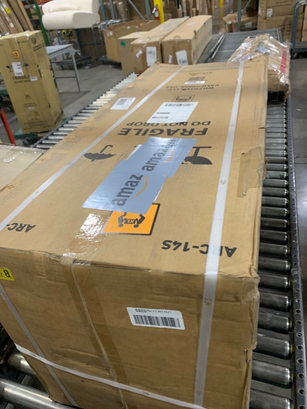 Photo 1 of Whynter Portable Air Conditioner 14,000 BTU with Dual Hose Dehumidifier & Cooling Fan for 500 Sq Ft Rooms, Includes AC Unit Window Kit, ARC-14S (9,500 SACC)