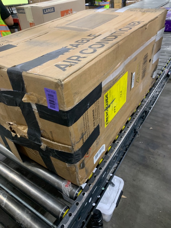 Photo 1 of ZAFRO Smart Inverter Portable Air Conditioners, 16000 BTU (12000 BTU SACC) Dual Hose Portable AC Unit with Energy Saving/Ultra Quiet(42dB)/Drainage-free Cooling/APP/Remote for Multi-Scenario Use