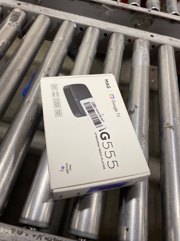 Photo 1 of Infomir MAG555 Streaming Media Player Google TV™ - 4K Ultra HD, HDR, Dual-Band Wi-Fi, HDMI 2.1 & AV Output