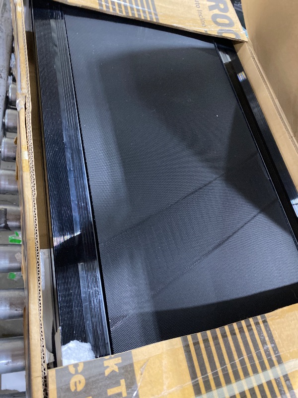 Photo 1 of PACEROCKER Walking Pad Treadmill with 12% 9-Level Auto Incline, 450 lbs Capacity Bluetooth Speaker Under Desk Treadmills for Home Hiking, Black