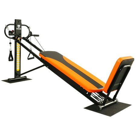 Photo 1 of BalanceFrom LX700 Home Gym System Workout Station with 15 Resistance Levels Comes with Resistance Bands and Floor Mats 375-Pound User Weight Capacit