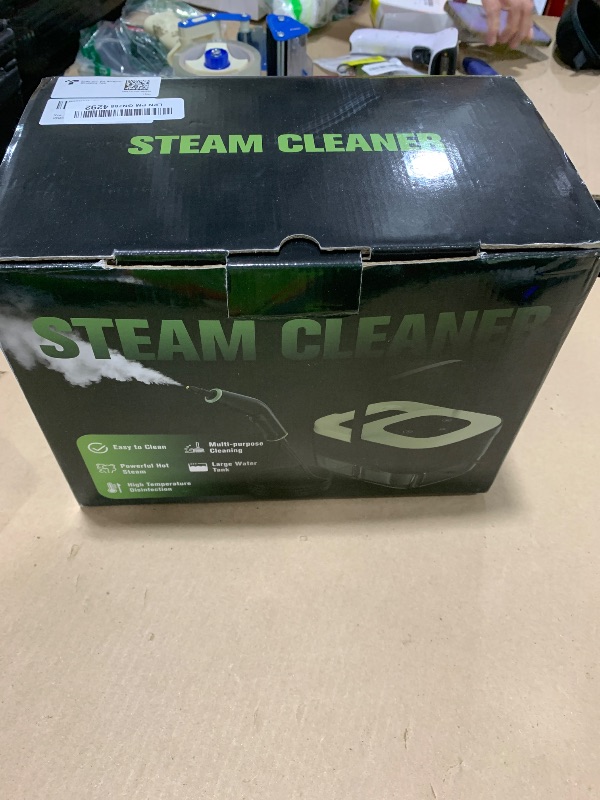Photo 1 of Steam Cleaner, Portable Steamer for Cleaning with 16pcs Accessories, 6-Level Adjustable and 15s Heat-Up, Handheld Steam Cleaner for Home, Tile, Dirt, Grout, Grease, Car Detailing