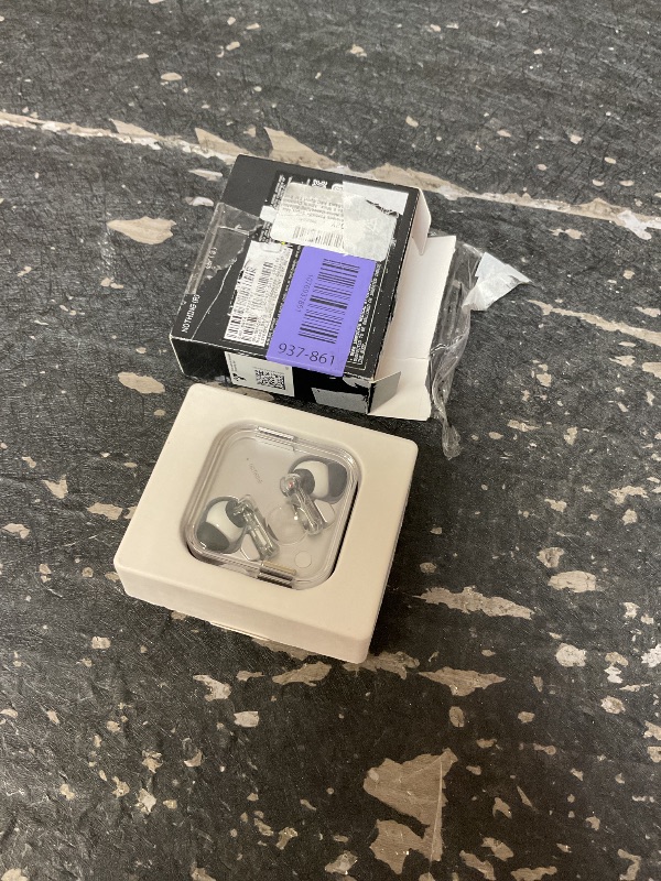 Photo 1 of Nothing Ear (3) Wireless Earbuds Super Mic 45dB Hybrid Active Noise Cancelling Bluetooth Headphones Hi-Res 6 Mics, 12mm Dynamic Bass Boost, Dual Connect ANC Sport Ear Buds for iPhone Android, Black