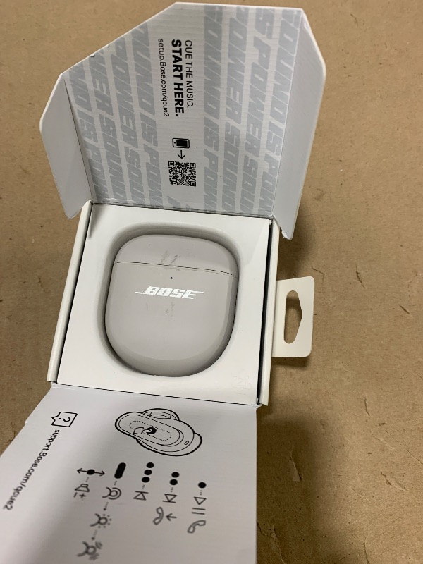 Photo 1 of Bose QuietComfort Ultra Earbuds (2nd Gen) - Wireless Noise Cancelling Earbuds with Mic, Immersive Audio, USB-C Charging, Up to 6 Hours Battery, IPX4 Rating, White Smoke