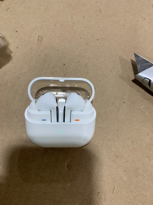 Photo 1 of Samsung Galaxy Buds 3 Pro AI True Wireless Bluetooth Earbuds, Noise Cancelling, Sound Optimization, Redesigned Comfort Fit, White [US Version, Amazon Exclusive, 2Yr Warranty]