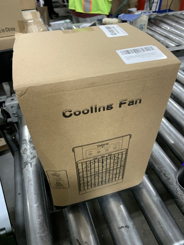 Photo 1 of Portable Air Conditioners, Upgraded Motor Evaporative Air Cooler with Remote, 3 Speeds & 3 Mist, 7 Color Night Light Cooling Fan with 2-8H Timer, 1100ML Personal AC Unit for Bedroom Office