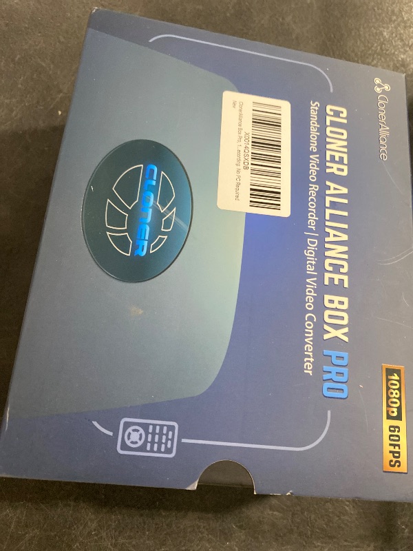 Photo 1 of ClonerAlliance Box Pro, 1080p@60fps Video Recorder, DVR with HDMI Capture, Playback on TV. RCA/YPbPr/VGA to Digital Converter. Schedule Recording. No PC Required.