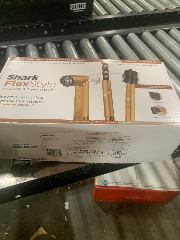 Photo 1 of Shark FlexStyle | Air Multi-Styler & Drying System | Hair Dryer Brush for Blowouts with Coanda Auto- Wrap Curlers, Oval Brush, Concentrator Attachment & Storage Bag | Copper (Spec. Edition) | HD433CP