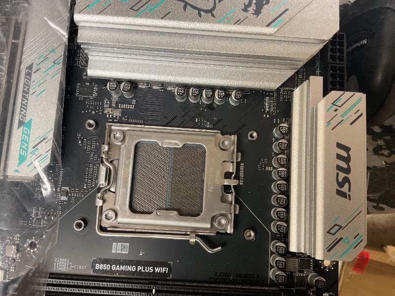 View 9 of MSI B850 Gaming Plus WiFi Motherboard, ATX - Supports AMD Ryzen 9000/8000 / 7000 Processors, AM5 - DDR5 Memory Boost 8200+ MT/s (OC), PCIe 5.0 x16 & 4.0 x16, M.2 Gen5, Wi-Fi 7, 5G LAN