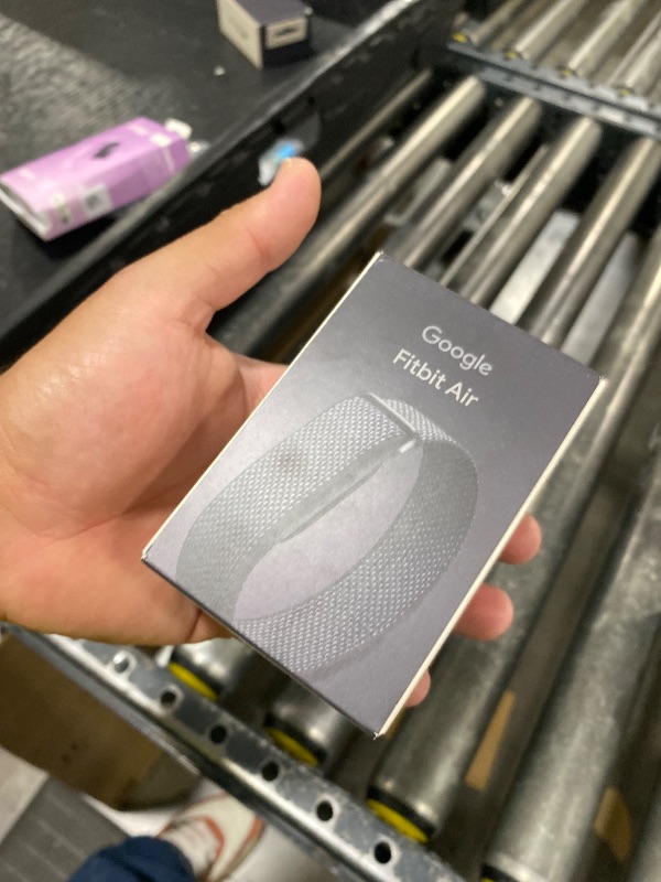 Photo 1 of Google Fitbit Air - Screenless Activity Tracker with Fitness, Heart Rate, and Sleep Tracking - Personalized AI-Powered Coaching - Up to 7 Days’ Battery Life - Works with iOS and Android - Obsidian