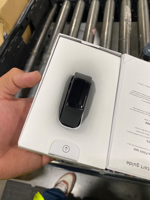 Photo 1 of Fitbit Charge 6 Fitness Tracker with Google Apps - Heart Rate on Exercise Equipment - 3-Month Google Health Premium Membership Included - Health Tools - Obsidian/Black - Small&Large Bands Included