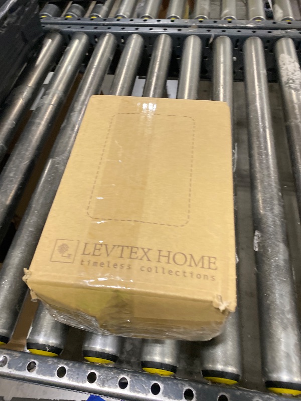 View 2 of Levtex Home Adare Blue Reversible King Duvet Cover Set (106x94in) with 2 Pillowcases (36x20in) - Floral Bedding - Blue and White - Cotton King Size Duvet Cover Set - Soft, Pre-Washed