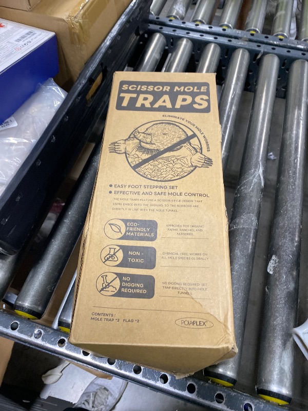 Photo 1 of Mole Trap Scissor 2 Pack, Upgraded Mole Traps for Lawns that Kill Best, Galvanized Steel Mole Killer, Step Setup