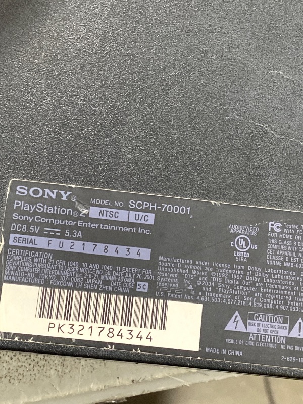 Photo 1 of PlayStation 2 Slim Console PS2 (Renewed)