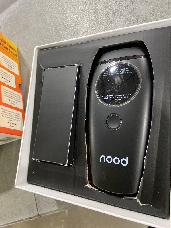Photo 1 of NEW Flasher 2.0 by Nood, IPL Laser Hair Removal Device for Men and Women, Pain-free and Permanent Results, Safe for Whole Body Treatment - Matte Black