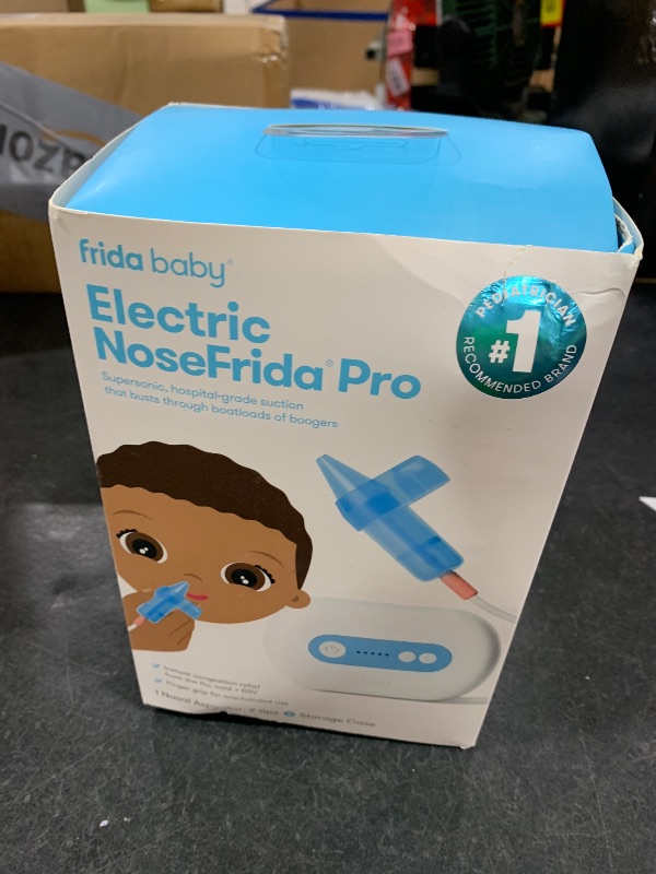 View 2 of Frida Baby Electric NoseFrida Pro Nasal Aspirator for Baby, Hospital Grade Suction, Nose Sucker for Baby & Toddler, Nasal Aspirator for Congestion Relief, 5 Suction Levels, 2 Tips, Cordless with Case