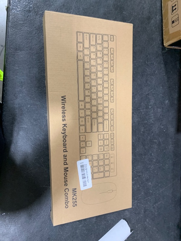 Photo 1 of Wireless Keyboard and Mouse Combo, EDJO Silent Full Size Cordless USB Keyboard Mouse, 2.4GHz Lag-Free, Long Battery Life, for Computer, Laptop, PC, Chromebook, Windows (Black, 1 Pack)