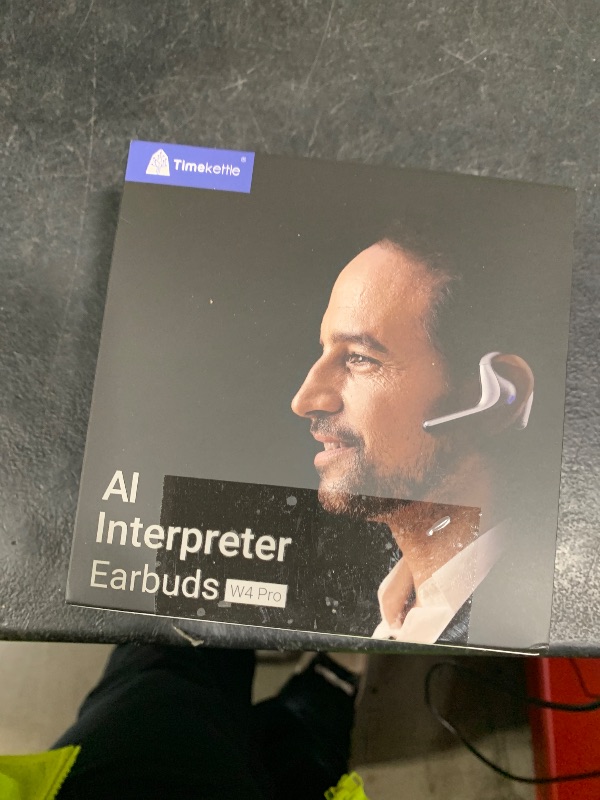 Photo 1 of Timekettle W4 Pro AI Interpreter Earbuds, Real-Time Bidirectional Voice Translation,50+ Languages, Video and Call Bluetooth Translator,for Business, Compatible with iOS/Android Gray