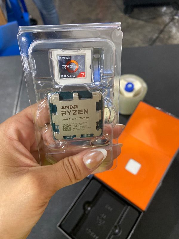 Photo 1 of AMD Ryzen 7 7800X3D 8-Core, 16-Thread Desktop Processor