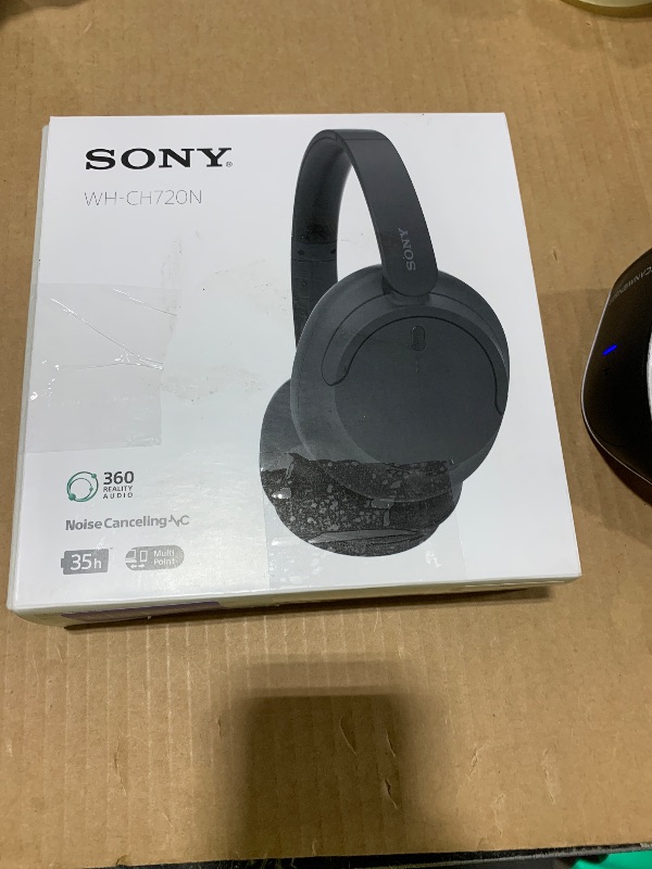 View 3 of Sony WH-CH720N Noise Canceling Wireless Headphones Bluetooth Over The Ear Headset with Microphone and Alexa Built-in, Black New