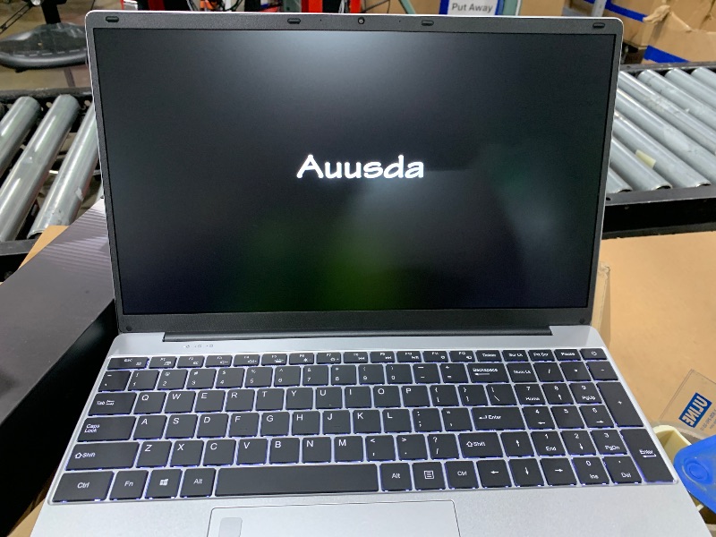Photo 1 of Auusda Business Laptop Computer for Work, Notebook PC for College Students, 15.6" FHD Display, Up to 3.4GHz CPU, Backlit Keyboard, Fingerprint ID, Up to 10TB Storage, 16GB DDR4 RAM, 1TB NVMe, Silver