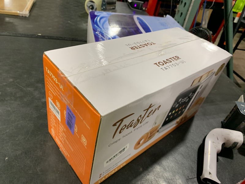 Photo 1 of Long Slot Toaster 4 Slice with Touchscreen, 1400W Stainless Steel 2-Slot Smart Appliance Extra Wide 1.5 Inch, Single Mode BreadID Tech Timer for Bagel Waffle